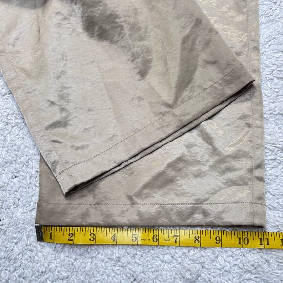 Liz Claiborne Michaela Wide Leg Satin Cargo Pant Statement Piece Career Sz: 14 - Picture 6 of 11